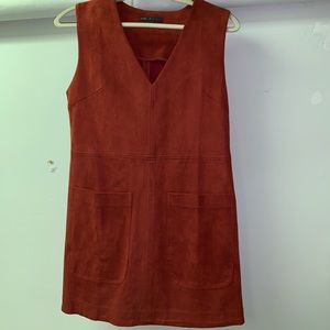 Red Suede Dress